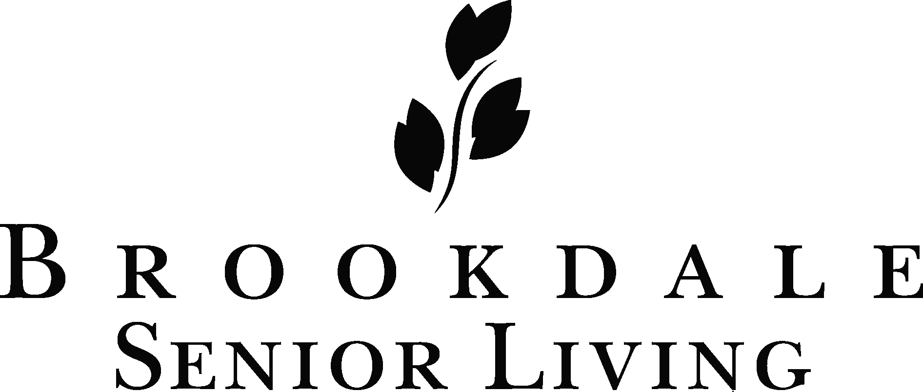 Broodale Senior Living Black Logo Vector Logo